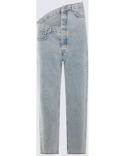 Y. Project Cotton Denim Jeans - Blue