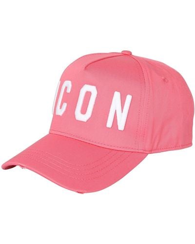 DSquared² Cotton Baseball Hat - Pink