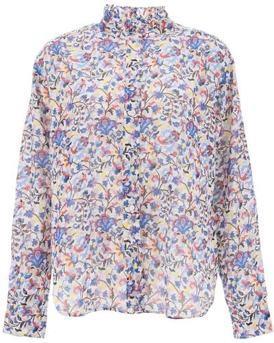 Isabel Marant Isabel Marant Etoile Organic Cotton 'gamble' Shirt - Multicolour
