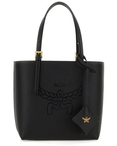 MCM Mini "Himmel" Shopping Bag - Black