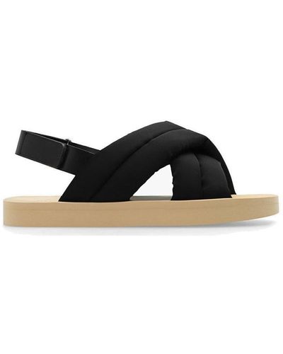 Proenza Schouler Float Quilted Sandals - Black