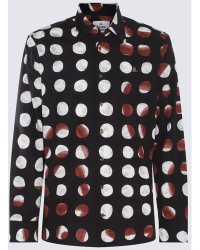 Vivienne Westwood Multicolour Cotton Dots Shirt - Black