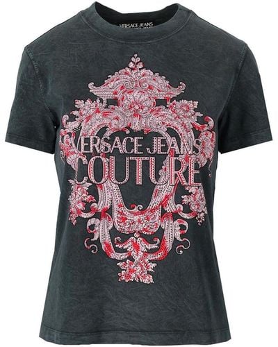 Versace Jeans Couture Baroque T-Shirt - Black