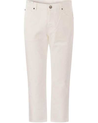 PT Torino Rebel- Straight-Leg Jeans - White