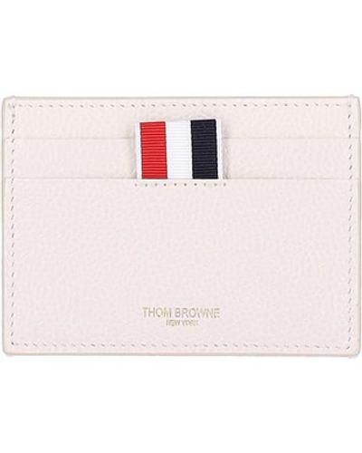 Thom Browne "pebble Grain" Card Holder - Pink