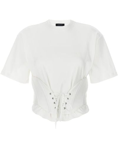 Mugler Corset T-shirt - White