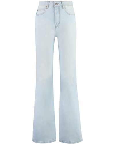 Ami Paris High-Rise Flared Jeans - Blue