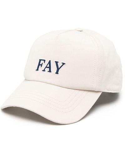 Fay Light Cotton Baseball Cap - Natural