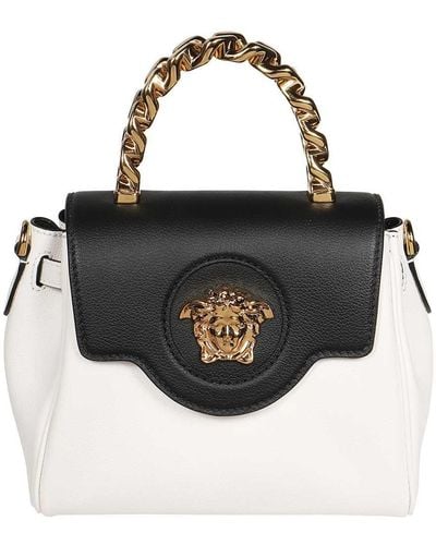 Versace Leather Tote - Black