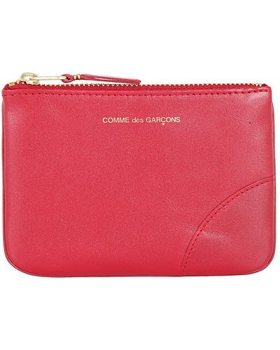 Comme des Garçons Classic Leather Line Coin Wallet - Red