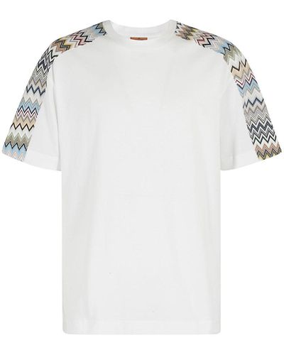 Missoni Zigzag Inserts T-Shirt - White