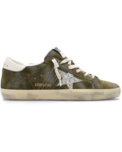 brown suede golden goose