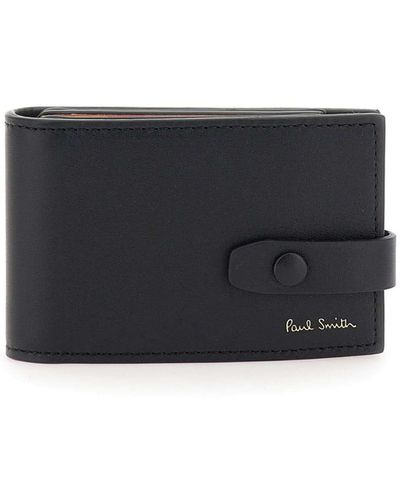 Paul Smith Leather Card Holder - Black
