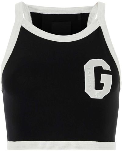 Givenchy Stretch Cotton Top - Black