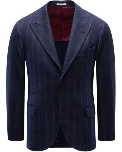 Brunello Cucinelli Wool Jacket - Blue