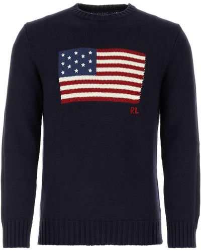Polo Ralph Lauren American Flag Sweater - Blue