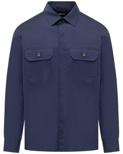 Zegna Premium Shirt - Blue