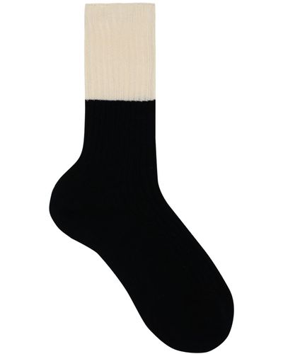 Sofie D'Hoore Two-tone Cotton Socks - Multicolor