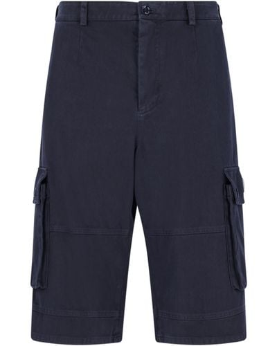 Dolce & Gabbana Cargo Bermuda Shorts - Blue