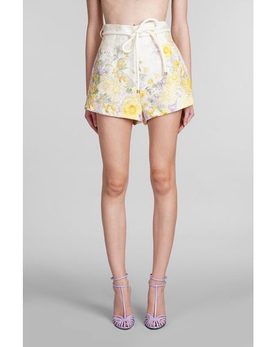 Zimmermann Shorts - Yellow