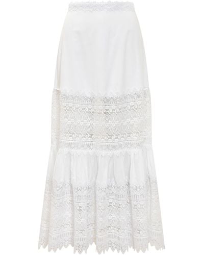 Charo Ruiz Ibiza Skirt - White
