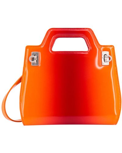 Ferragamo Leather Handbags - Orange