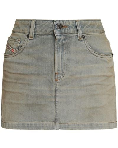 DIESEL De-Ron Mini Skirt - Gray