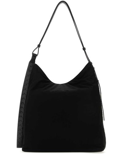 Bottega Veneta Fabric Shoulder Bag - Black