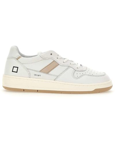 Date Court 2.0 Soft Leather Trainers - White
