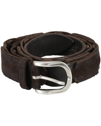 Orciani Leather Belt - Black