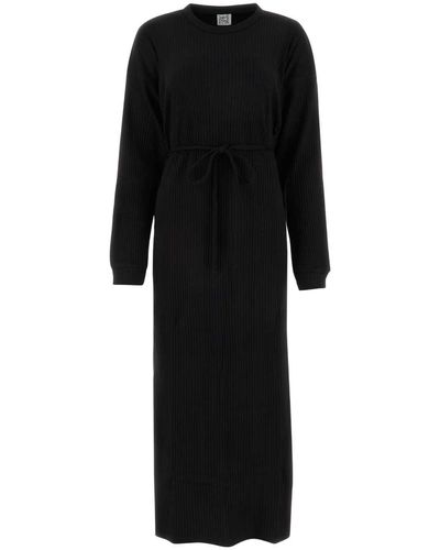 Baserange Cotton Dress - Black