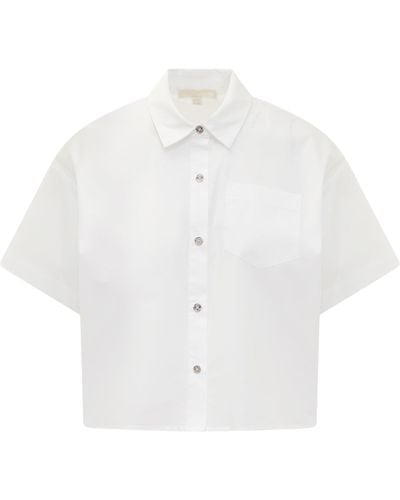 Michael Kors Crop Shirt - White