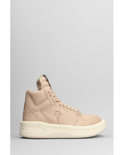 Rick Owens Turbowpn Trainers - Natural