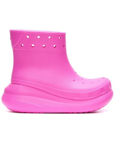 Crocs™ Classic Crush Rain Boot - Pink