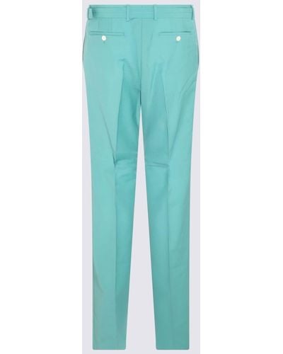 Lanvin Wool And Mohair Pants - Blue