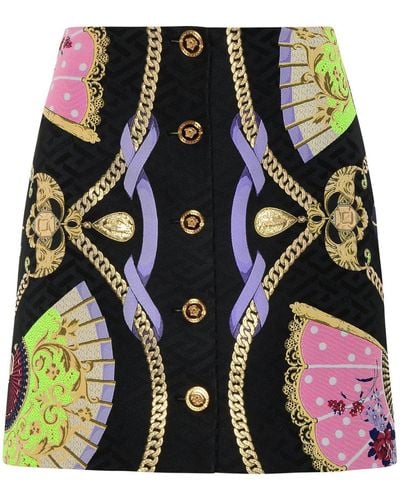 Versace Skirts Red - Multicolor