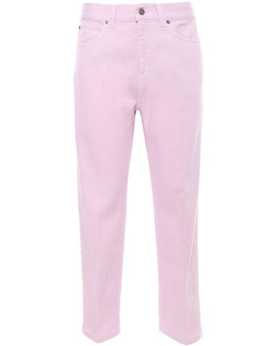Dondup High-Waisted Jeans - Pink