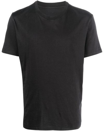 Maison Margiela Cropped Organic-cotton T-shirt - Black