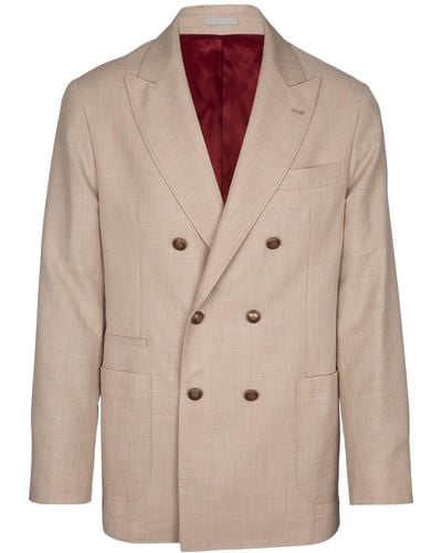 Brunello Cucinelli Jackets And Vests - Brown