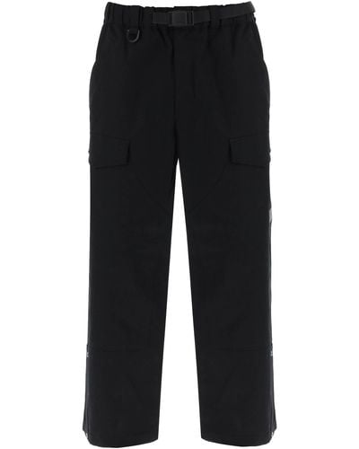 Y-3 Trousers With Straight Legs - Black