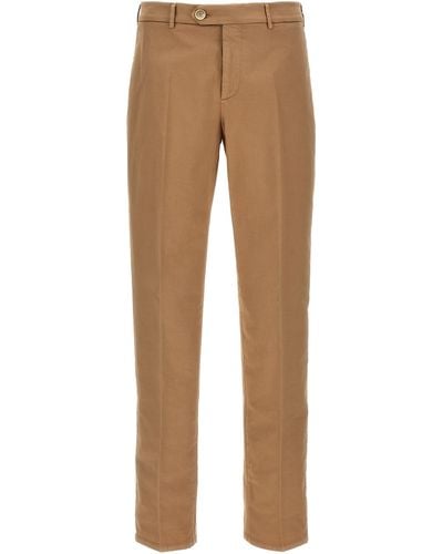 Brunello Cucinelli Garment-dyed Pants Pants - Natural