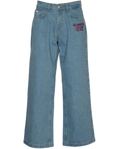 Rassvet (PACCBET) Embroidered 5 Pockets Jeans - Blue