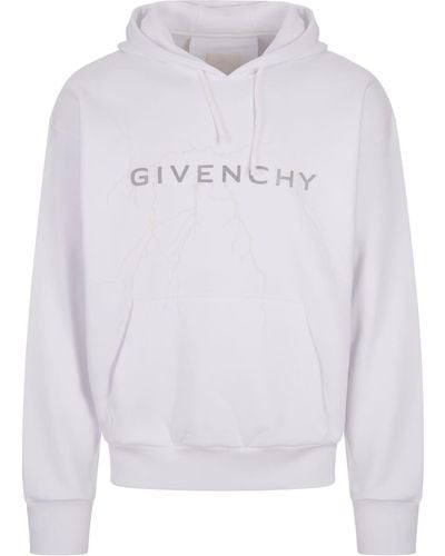 Givenchy Hoodie With Print - White
