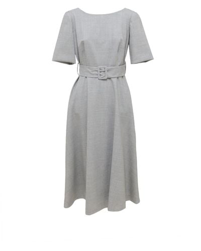P.A.R.O.S.H. Midi Dress - Grey