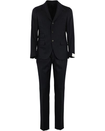 Eleventy Single-breasted 3-button Suit - Black