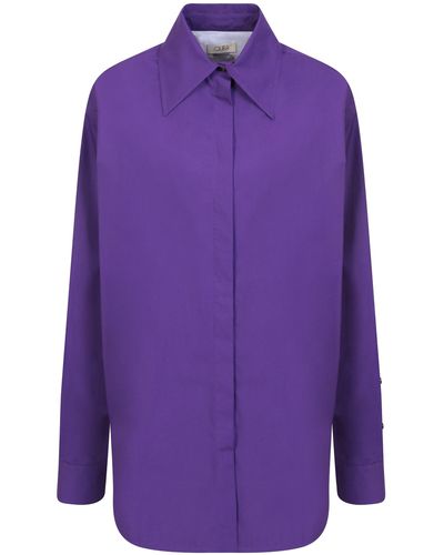Quira Oversize Shirt - Purple