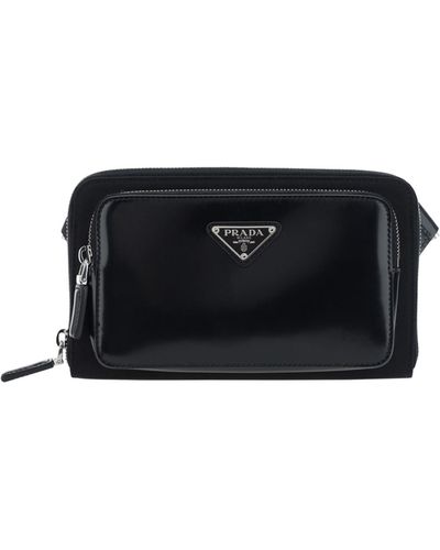 Prada Shoulder Bags - Black