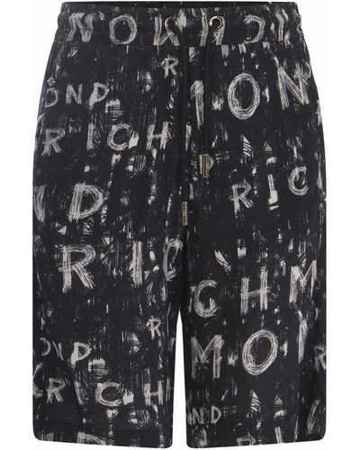 RICHMOND Shorts Made Of Viscose - Gray