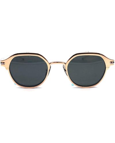 Thom Browne Round Frame Sunglasses - Blue