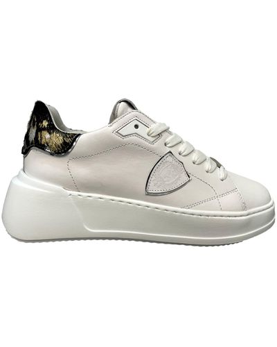 Philippe Model Tres Temple Trainers - White